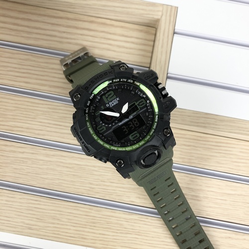 

Часы наручные Casio G-Shock GWG-1000 Black-Green-Militari Wristband