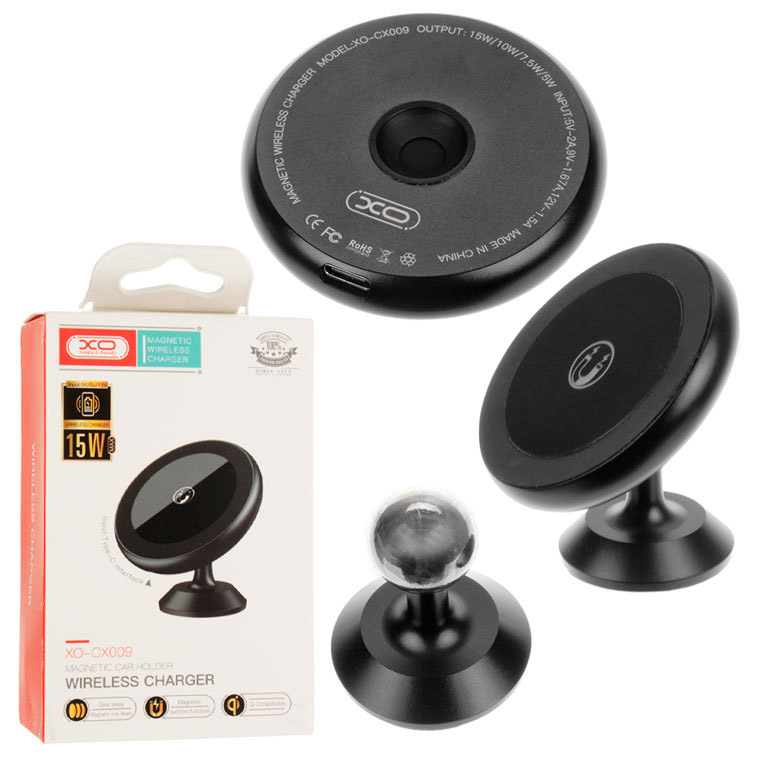 

Беспроводное зарядное устройство XO CX009 15W black
