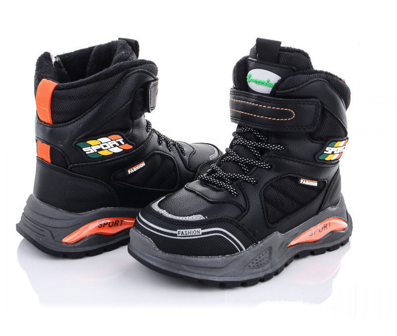 

Зимние ботинки для мальчиков ALEMYkids KM889/31 Черный 31