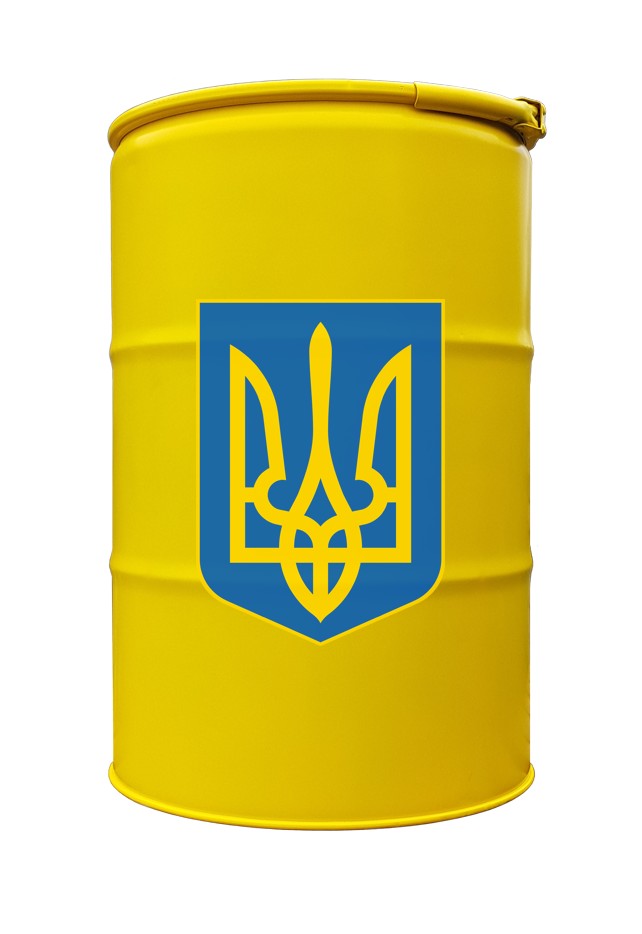 

Бочка дизайнерская в стиле LOFT (ЛОФТ) Тарне Рішення 1А2 без внутреннего покрытия 200л жёлтая ГЕРБ УКРАИНЫ
