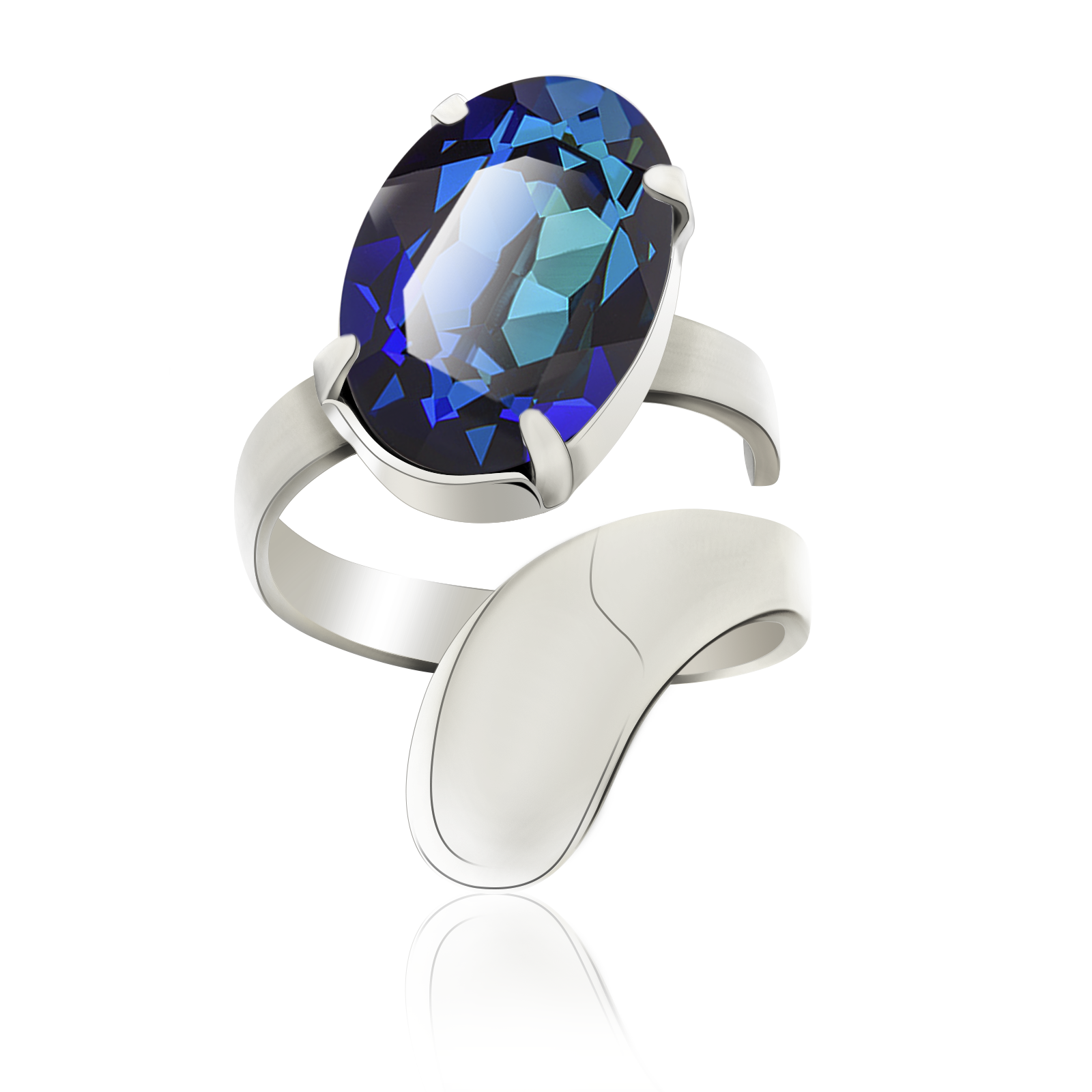 

Кольцо KOBI MIRA со Swarovski модели 7770-1027-236
