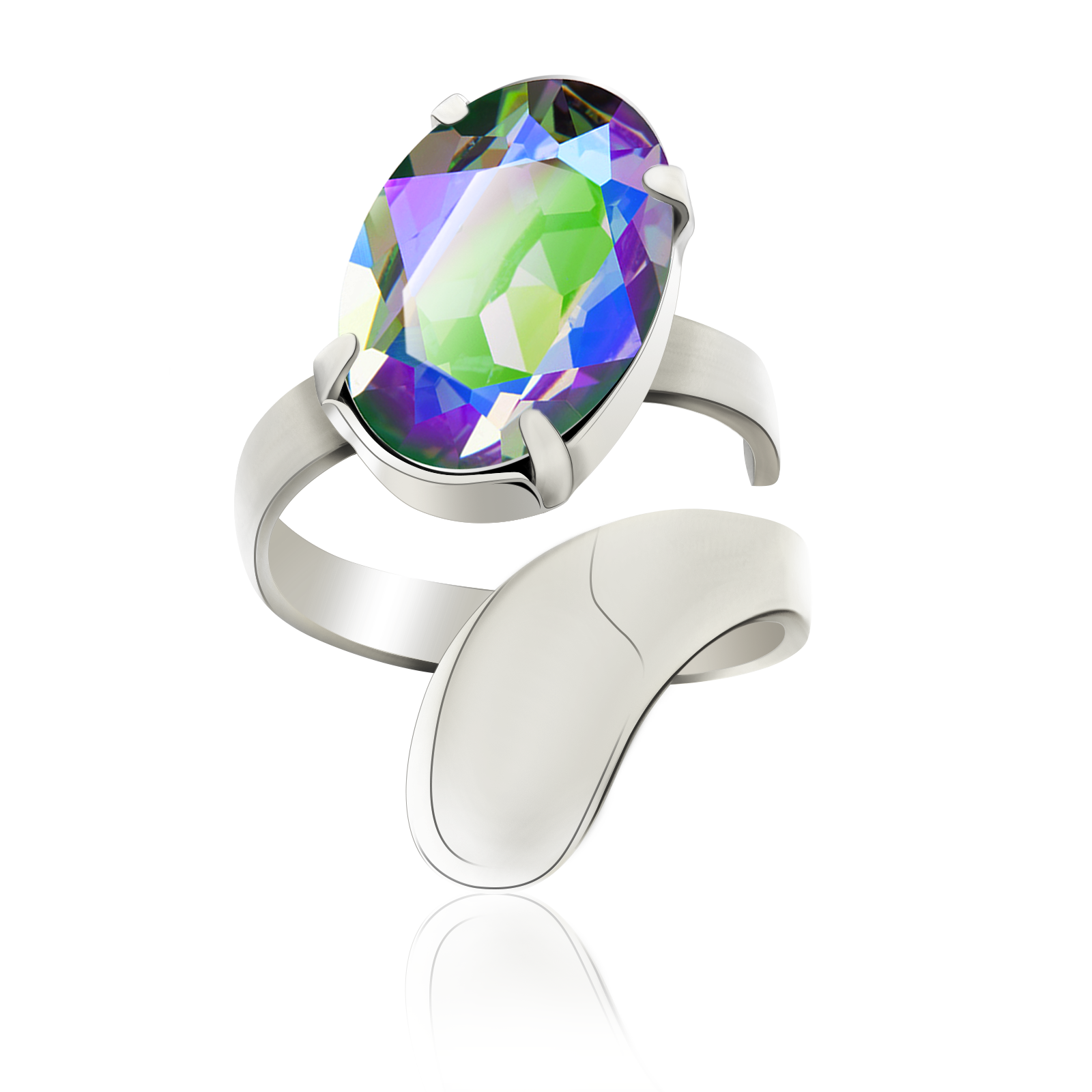 

Кольцо KOBI MIRA со Swarovski модели 7770-1027-266
