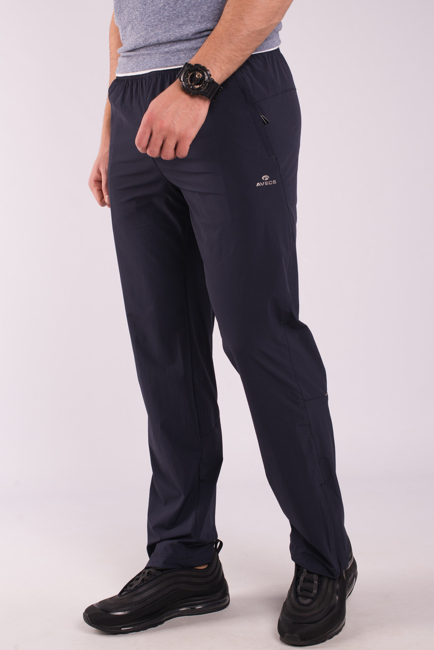 

Брюки спортивные без подкладки синие Avecs 70261-AV Dark blue, Брюки спортивные без подкладки синие Avecs 70261-AV Dark blue M