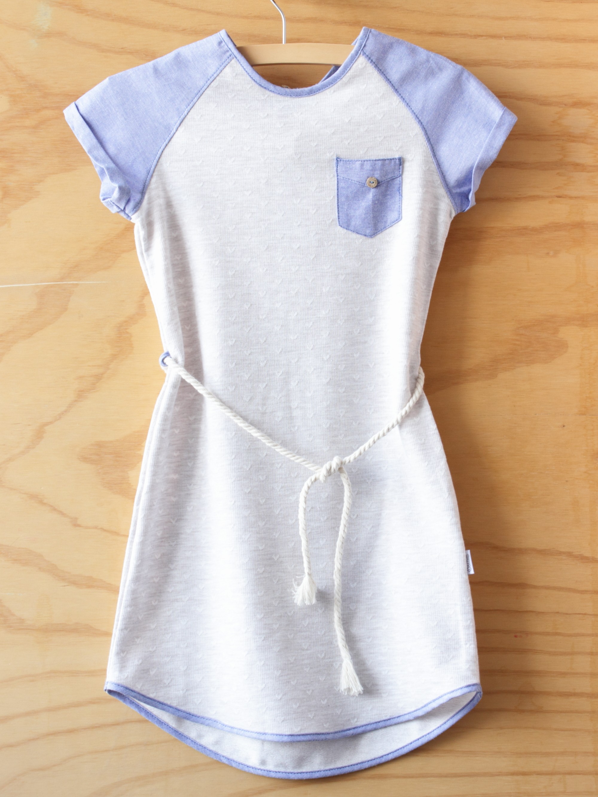 

Платье для девочки ПЛ 142 Бемби 122 см Серый с голубым