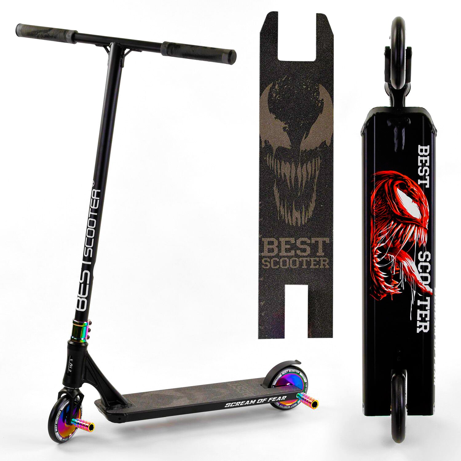 

Самокат трюковый 97683 Best Scooter черный 02305