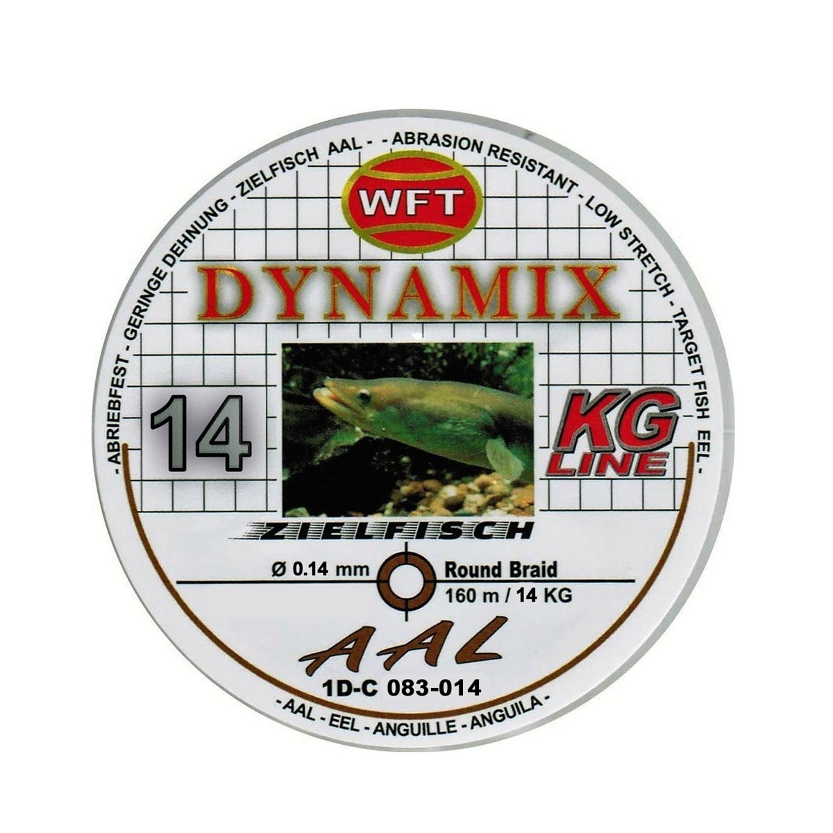 

Плетений шнур WFT Dynamix Aal brown 0.14mm 14kg 160m(1D-C 083-014)