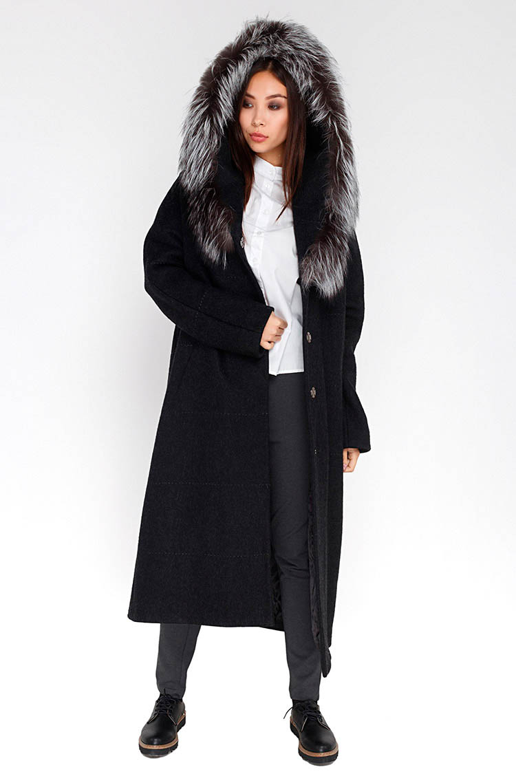 

Пальто Estamia M-5023  Черное 75300022, Пальто Estamia M-5023 52 Черное 75300022