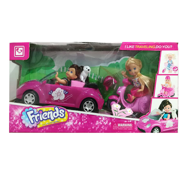

Лялька-мандрівниця "Friends" з подружкою K899-75 (6952004077066)