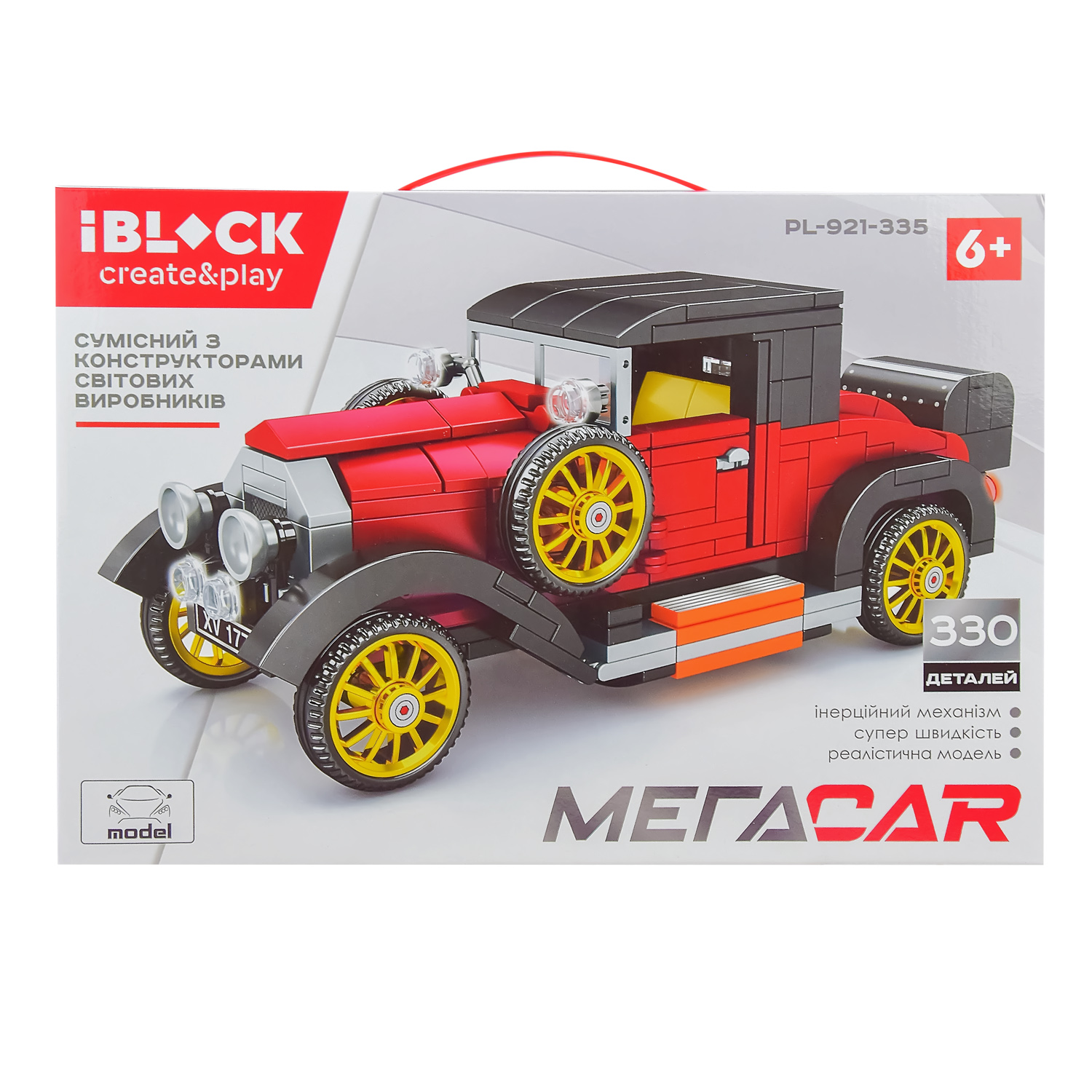 

Конструктор IBLOCK PL-921-335 МЕГАCAR, 330 дет в комплекті, в кор 38 * 26 * 7 см (2000904494811)