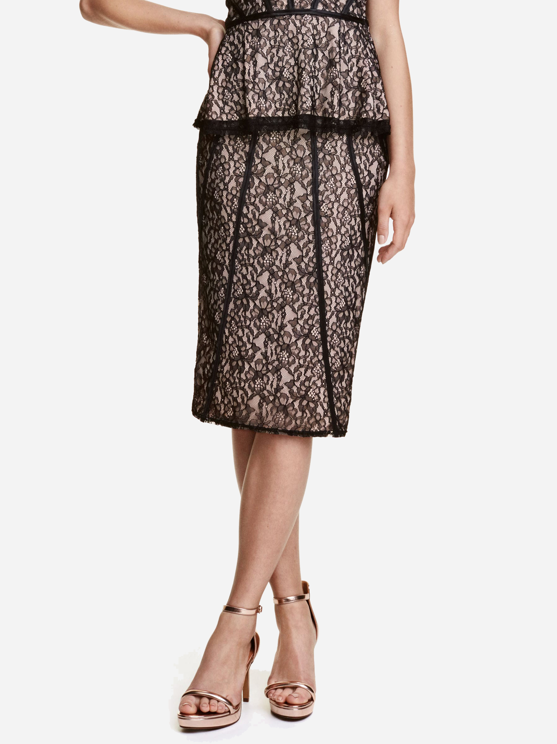 

Юбка H&M XAZ052314PFRL  Черная с бежевым, Юбка H&M XAZ052314PFRL 36 Черная с бежевым