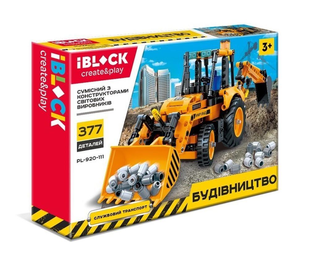 

Конструктор "БУДІВНИЦТВО" IBLOCK PL-920-111 (377 дет., В коробці) (2000904135936)
