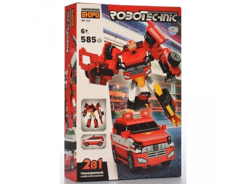 

Конструктор LIMO Toy 2в1 машина-робот (KB165)