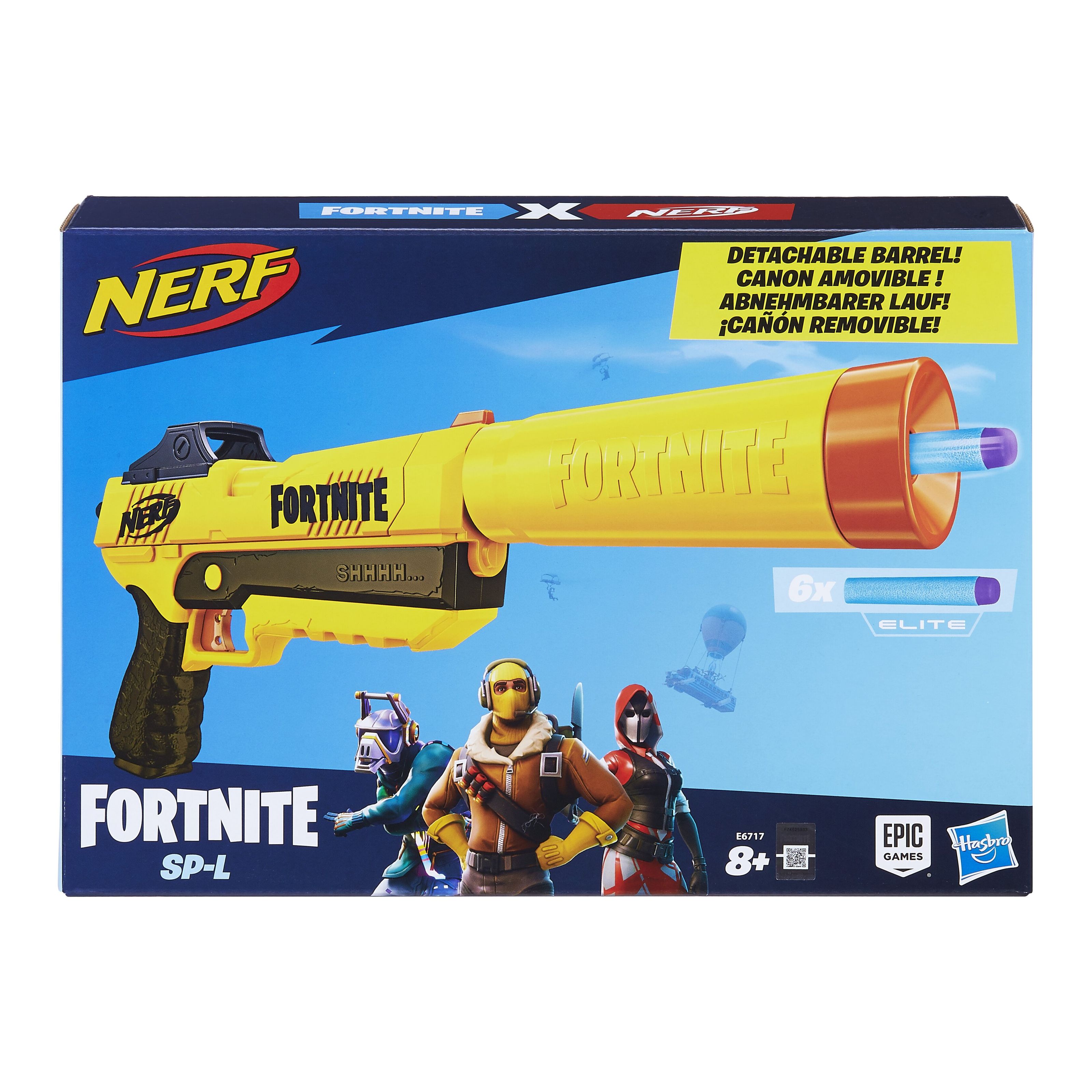 

Бластер Hasbro Nerf Фортнайт Спрингер SP-L E6717 (5010993606207)