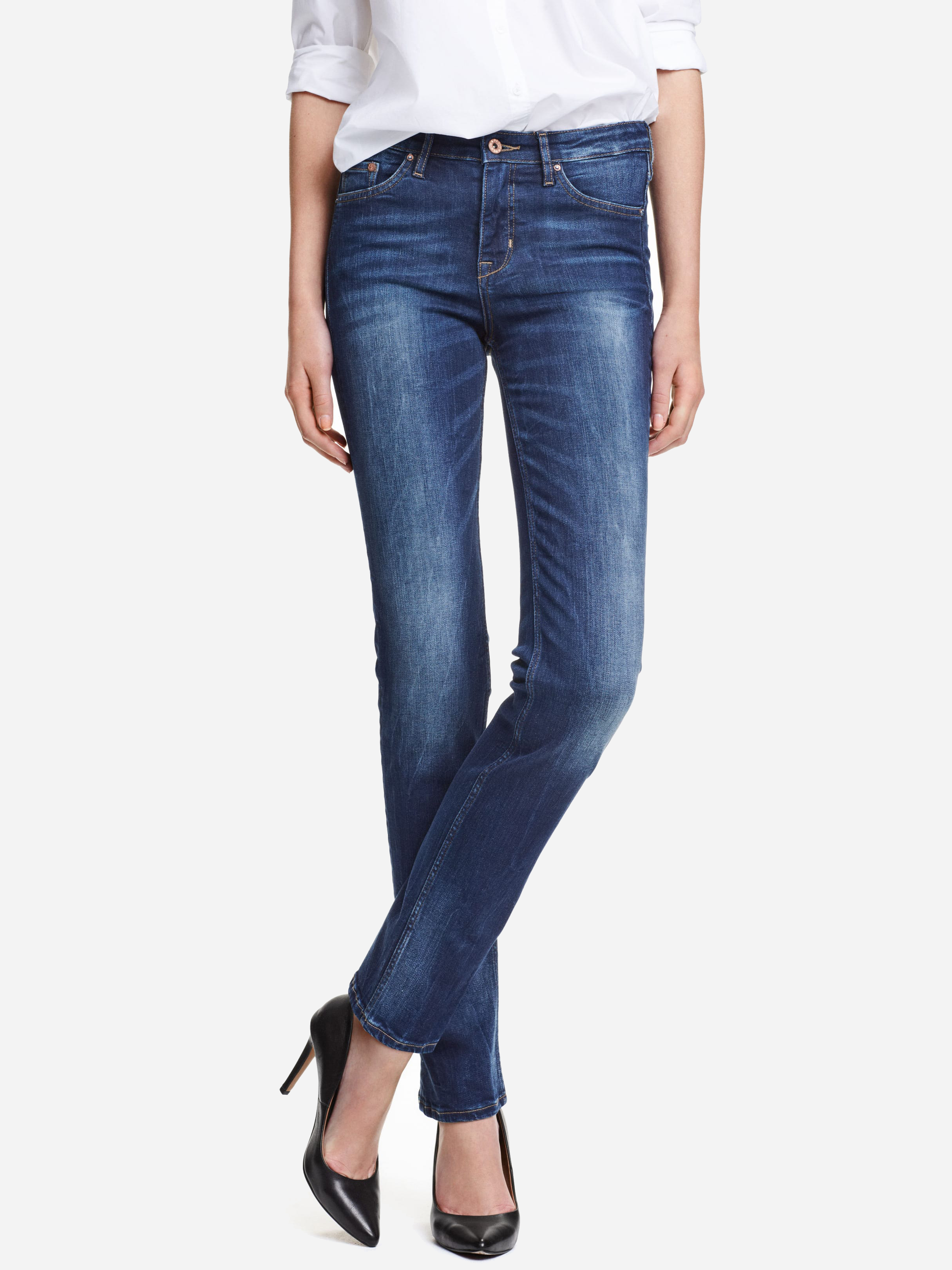 

Джинсы H&M XAZ039783HYII 25/32 Темно-синие
