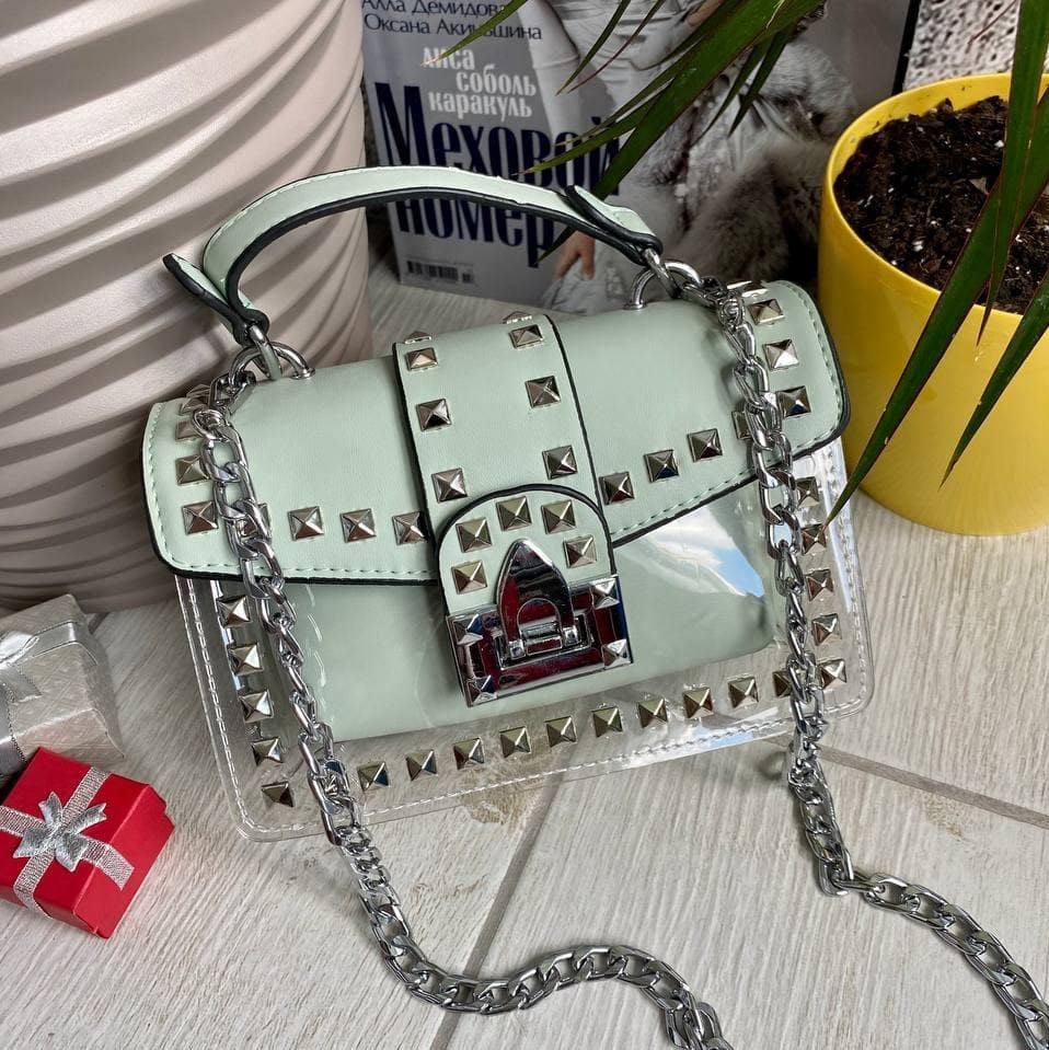 

Клатч Fashion Molly силиконовый 2в1 мятный МОЛ5