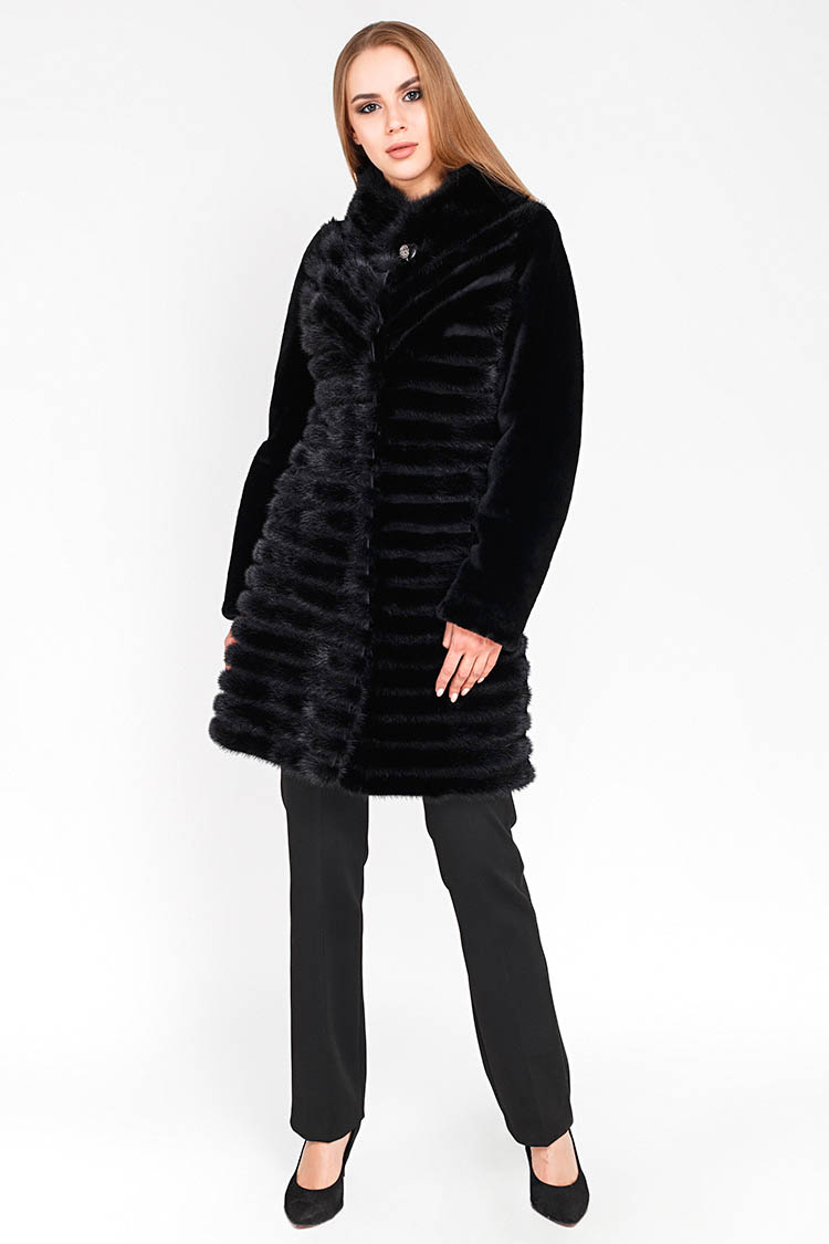 

Шуба Snowtiger 13 y 031  Черная 30500023, Шуба Snowtiger 13 y 031 54 Черная 30500023