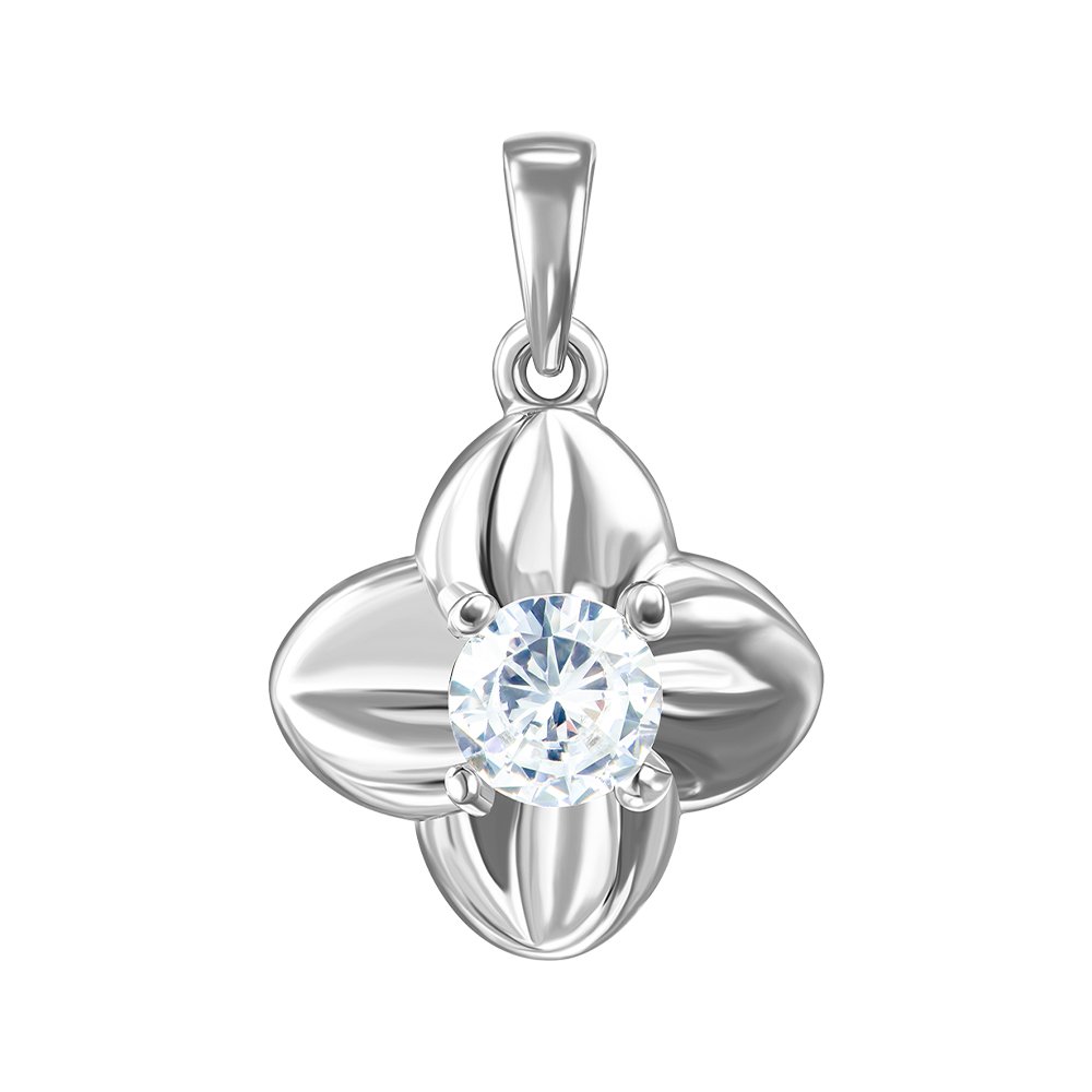 

Подвеска из серебра с фианитом 000150701