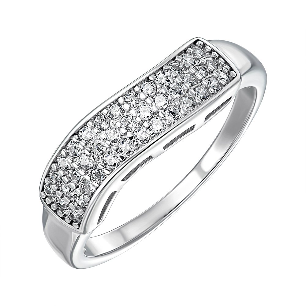 

Кольцо из серебра с фианитами 000151661 17.5 размера
