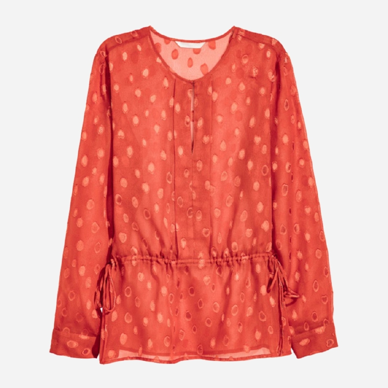 

Блузка H&M 3hm06100022  Красная, Блузка H&M 3hm06100022 34 Красная