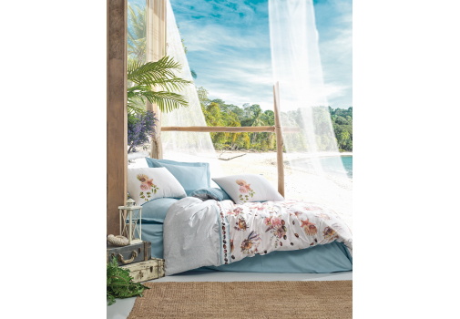 

Комплект постельного белья Cotton box Pebbly Mavi 200x220