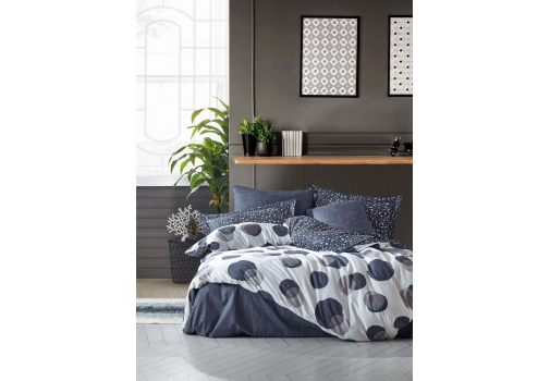 

Комплект постельного белья Cotton box Modern Orva Indigo 200x220