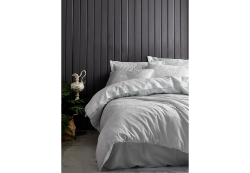 

Комплект постельного белья Cotton Box Jakarli Leaf Buz Mavi 200x220