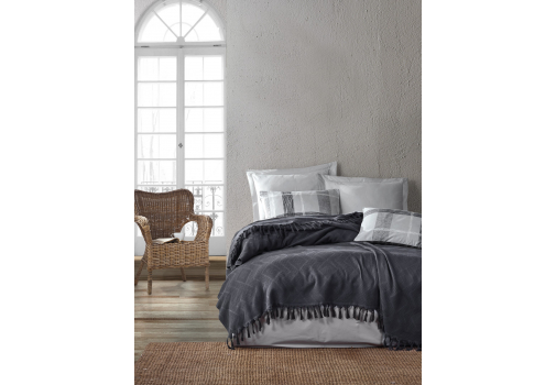 

Пике Cotton box Jakarli Origin Antrazit 220х240