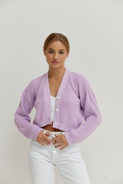 

Кардиган LYTVYN SIMPLE  Лиловый, Кардиган LYTVYN SIMPLE 42-46 Лиловый
