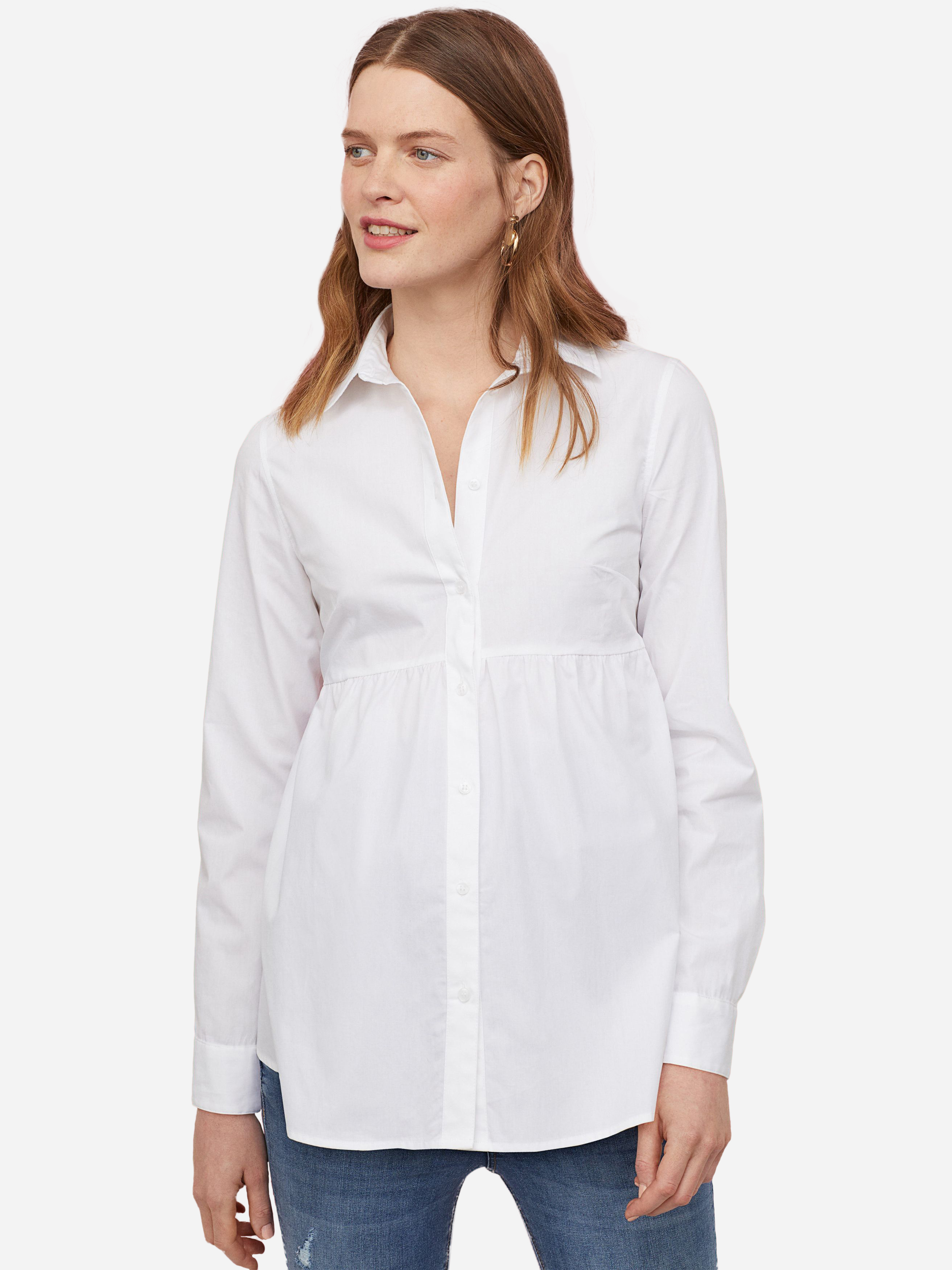 

Рубашка для беременных H&M 0855037-1  Белая (СА2000001877081, Рубашка для беременных H&M 0855037-1 L Белая (СА2000001877081)