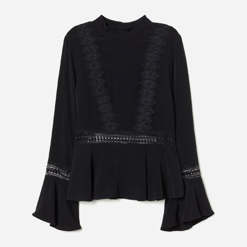 

Блузка H&M 2202-685150  Черная, Блузка H&M 2202-685150 44 Черная