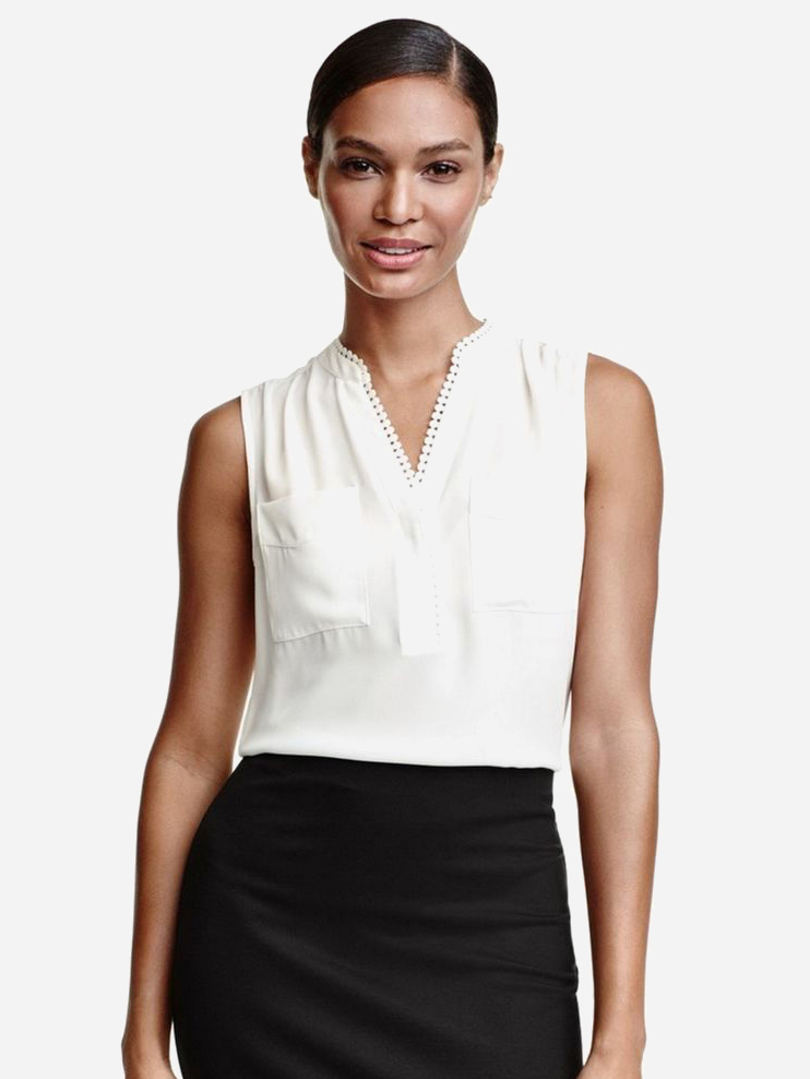 

Блузка H&M 0398149-4  Белая, Блузка H&M 0398149-4 32 Белая