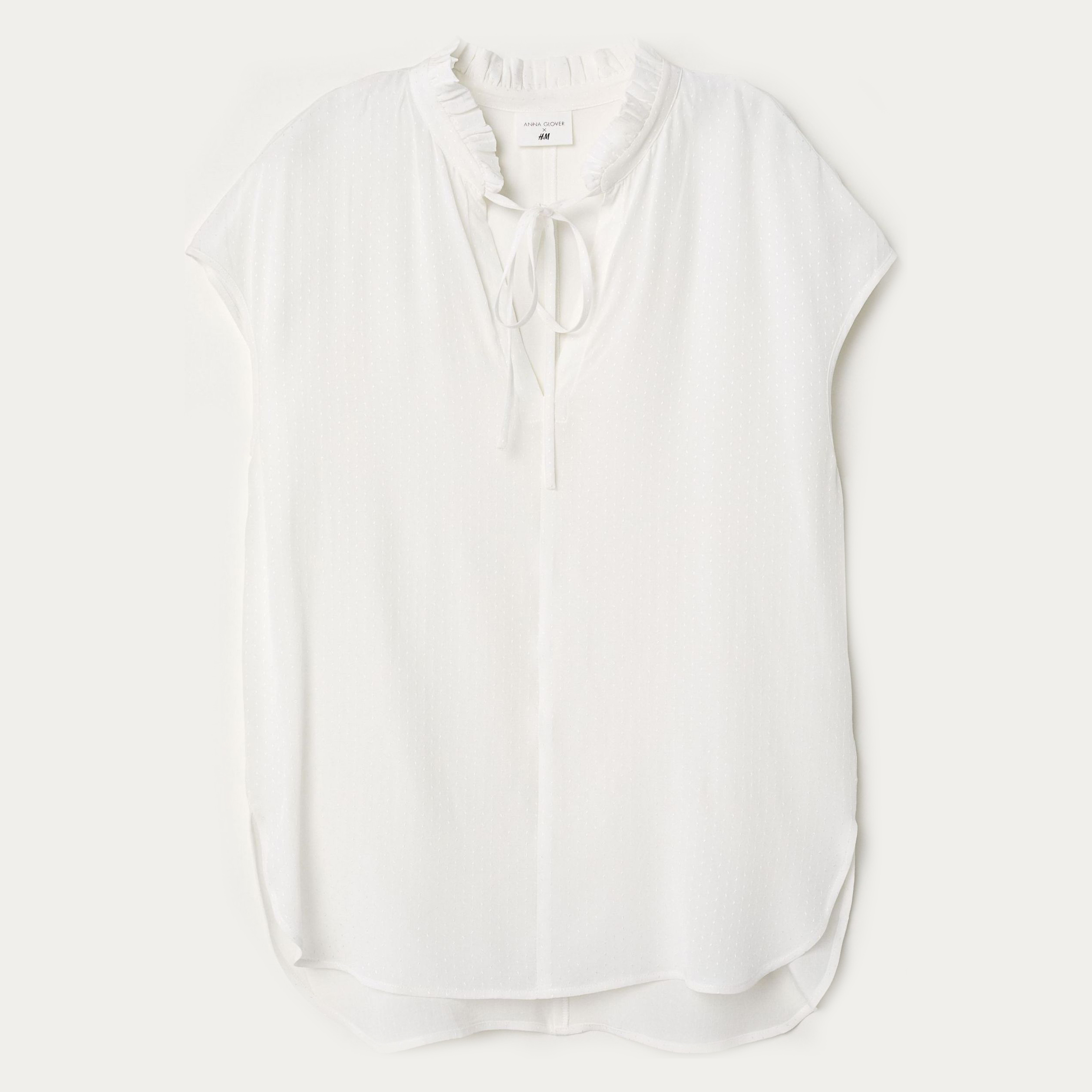 

Блузка H&M 0646101-7  Белая, Блузка H&M 0646101-7 34 Белая