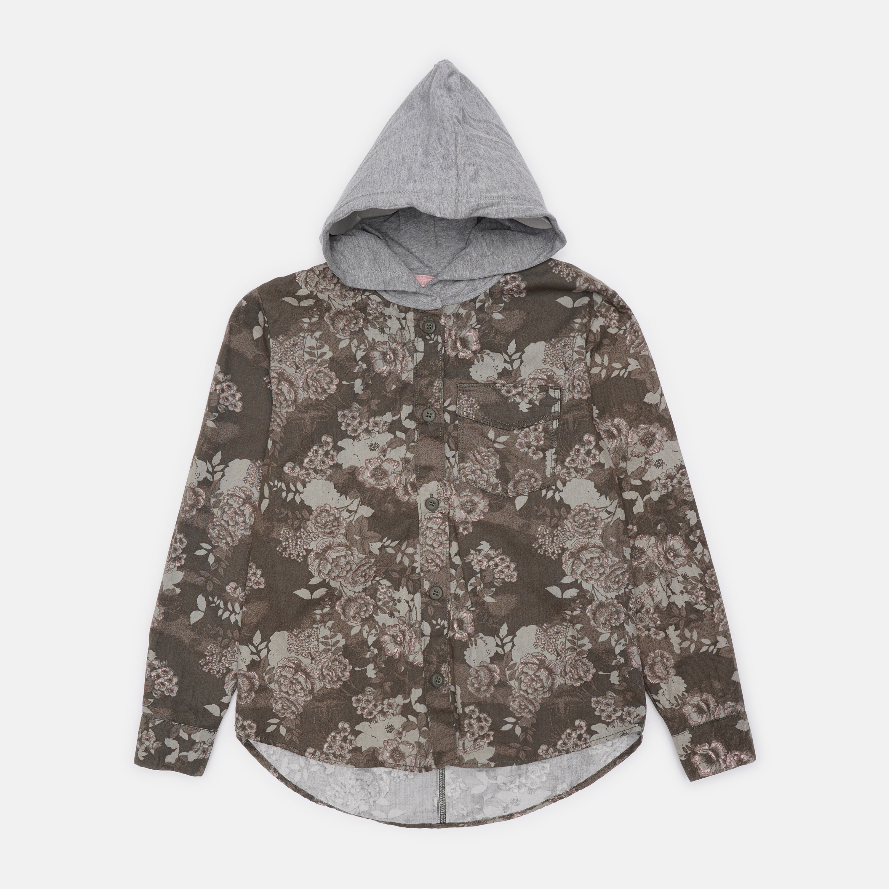 

Рубашка с капюшоном H&M 8352452 146 см Хаки