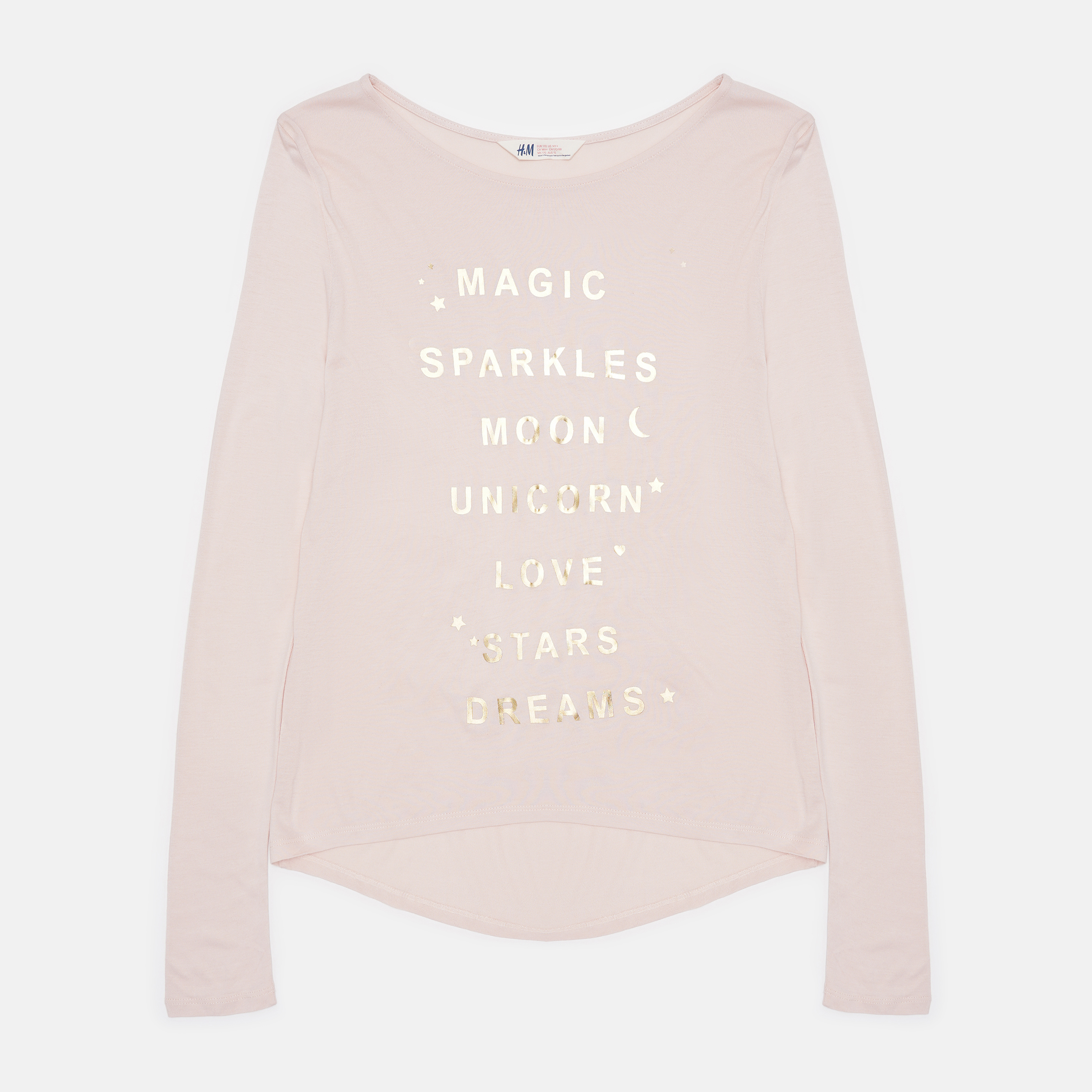 

Лонгслив H&M 6450312 170 см Розовый