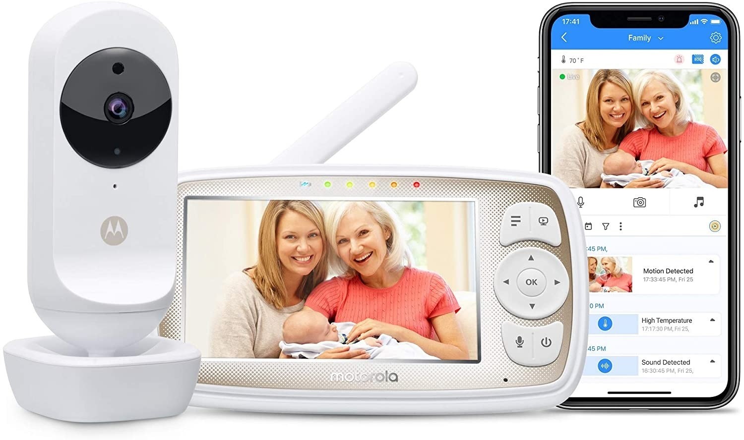 

Цифровая видеоняня Motorola Connect20 Video Baby Monitor 4