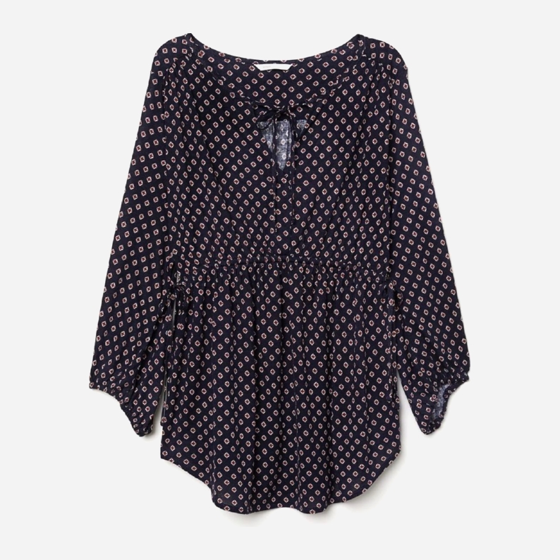 

Блузка H& 0615142-8  Синяя, Блузка H&M 0615142-8 M Синяя