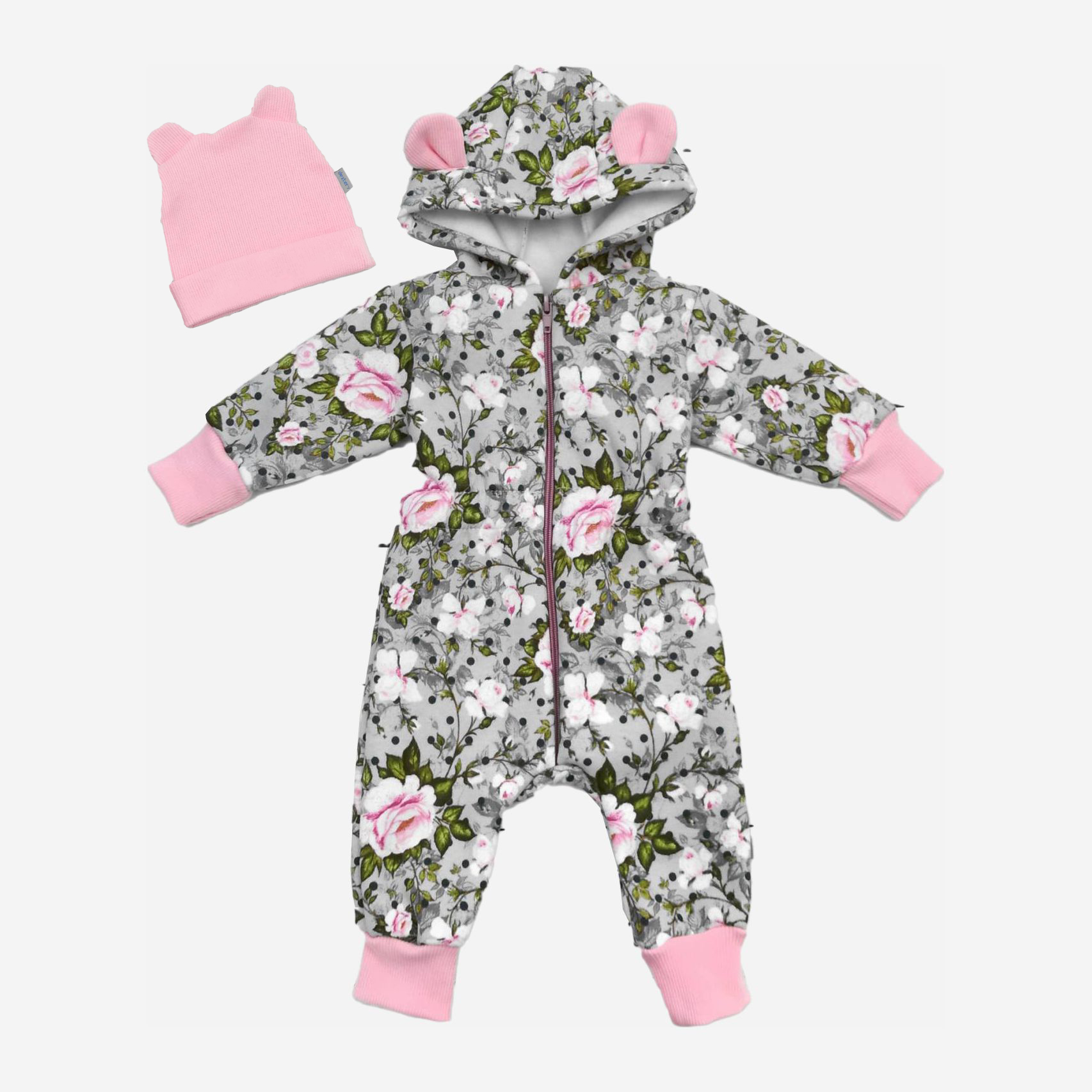 

Человечек + шапочка Dexters Garden d2140-23 68 см Розовые с серым