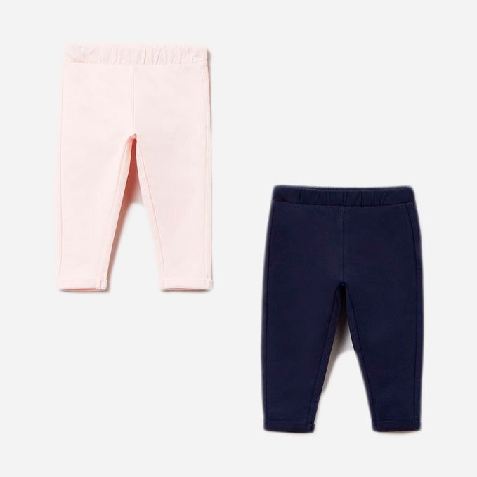 

Лосины OVS 1326694 98 см 2 шт Blue/Pink