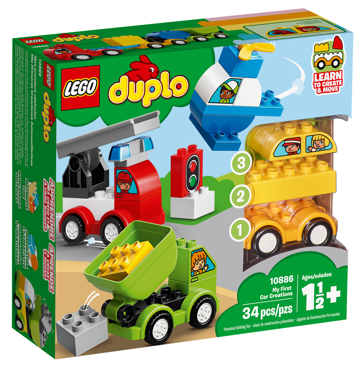 

Lego Duplo Мои первые машинки Лего Дупло 10886
