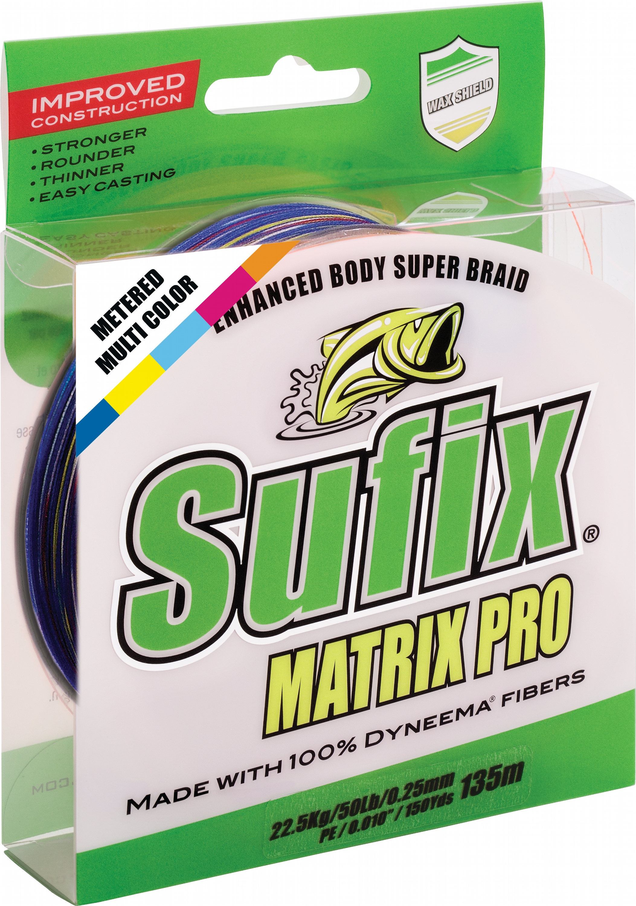 

Шнур Sufix Matrix Pro 250 м 0.18 мм 13.5 кг PE1 30 LB Multi (DS1CB0198uDC2P)