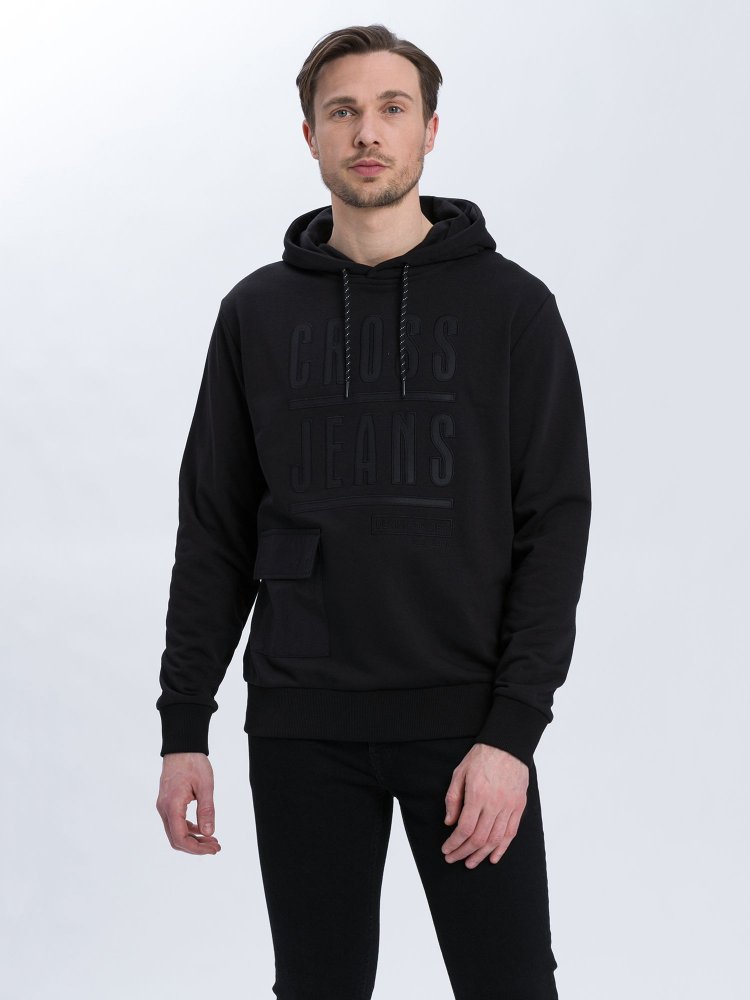 

Худи Cross Jeans 25272-020  Black, Худи Cross Jeans 25272-020 2XL Black