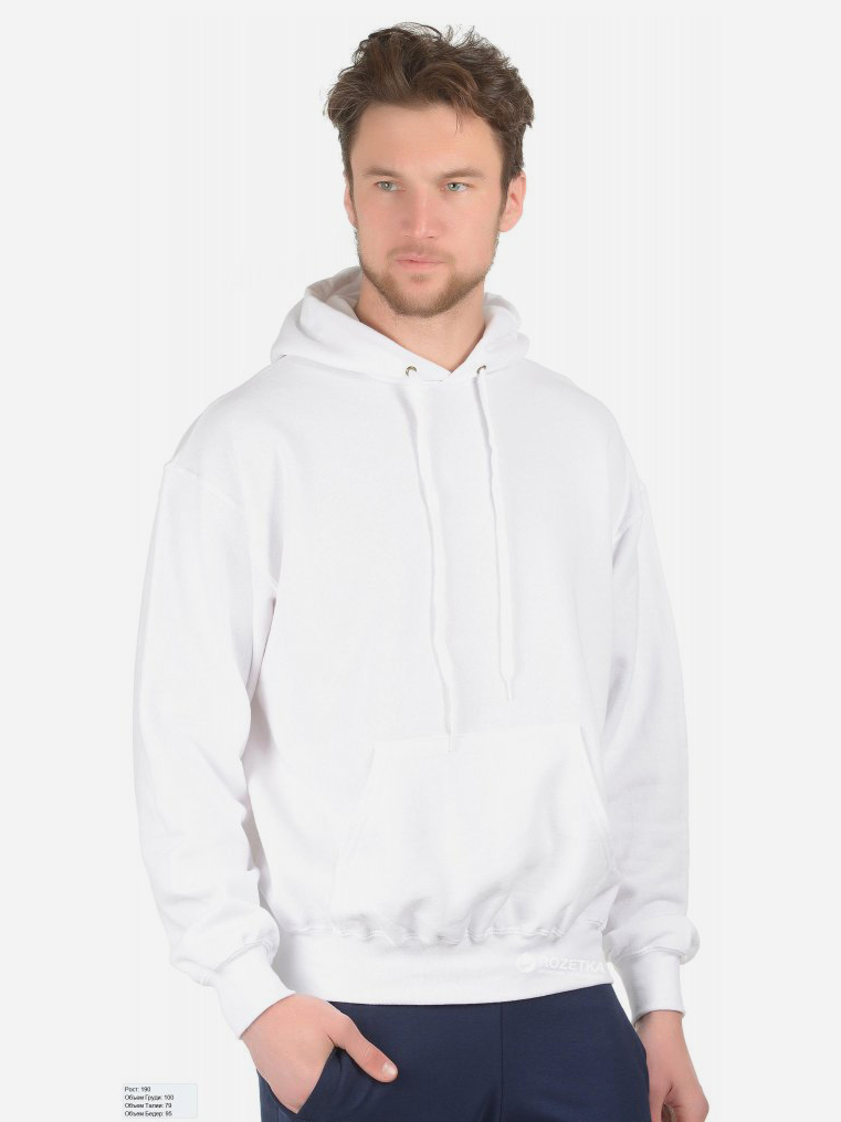 

Худи Fruit of the loom Hooded Sweat 062208030 M Белое