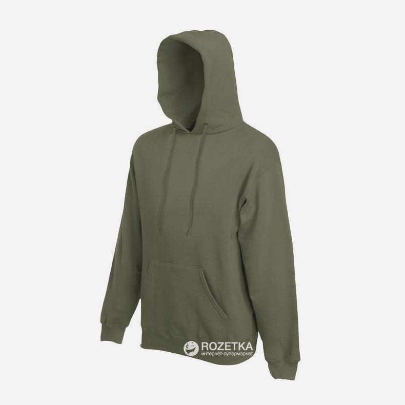 

Худи Fruit of the loom Hooded Sweat 062208059  Оливковое, Худи Fruit of the loom Hooded Sweat 062208059 L Оливковое