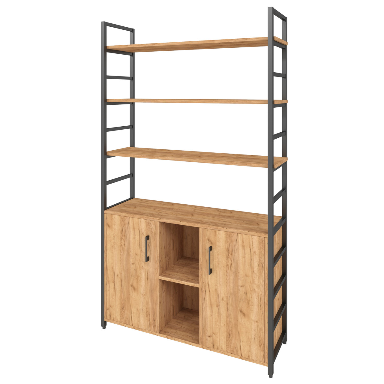 

Стеллаж металлический Loft Details MM-191b-2 дуб крафт золотой 36 мм