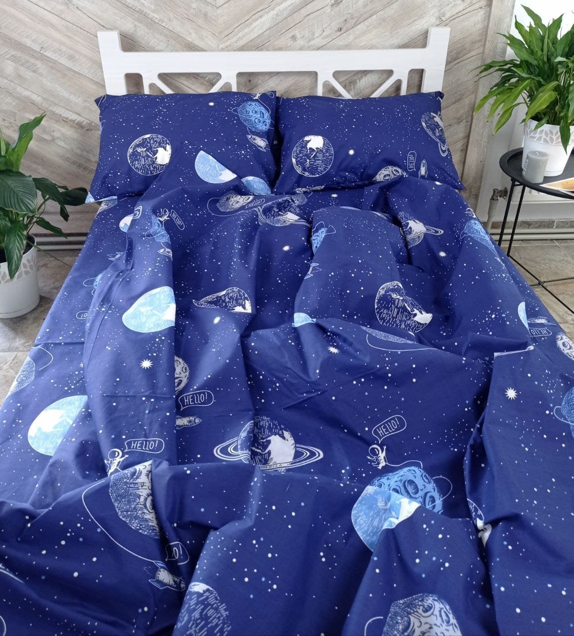

Комплект постельного белья Lamoki Space Евро