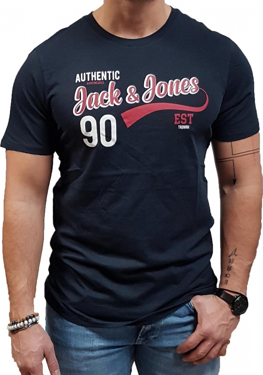 

Футболка Jack & Jones  Темно-синий 12164848Navy, Футболка Jack & Jones M Темно-синий 12164848Navy