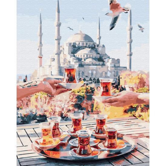 

Картина по номерам Rainbow Art GX34798 40*50 cм Чаепитие в Стамбуле