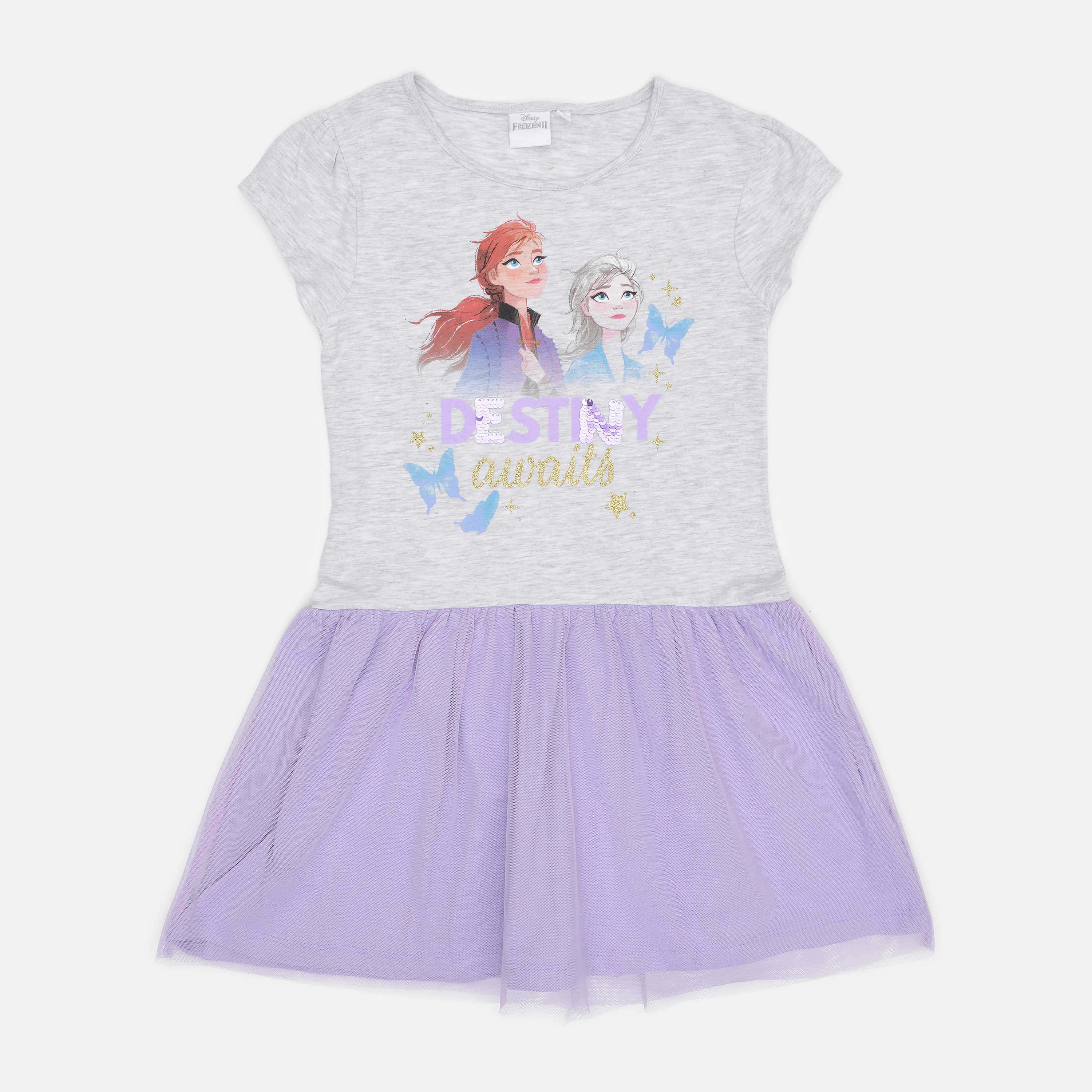 

Фатиновое платье Disney ET1106 128 см Серое (3609084237707)