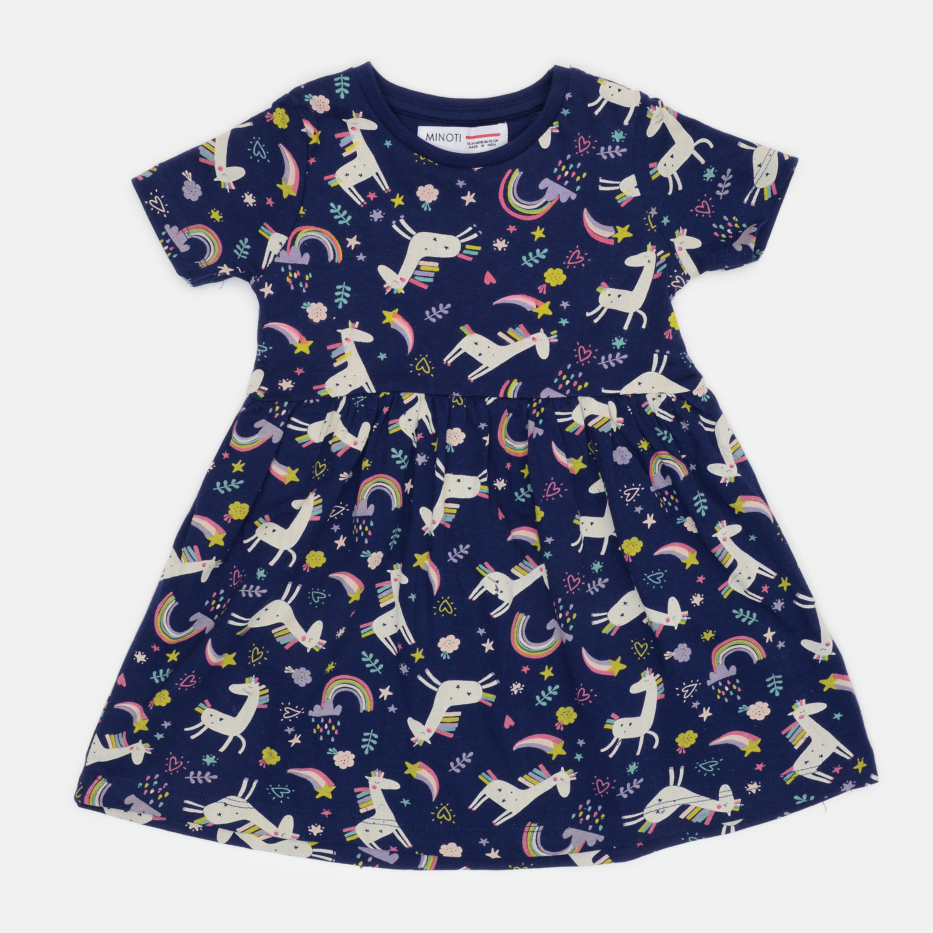 

Платье Minoti 6TDRESS 3 17033 86-92 см Темно-синее