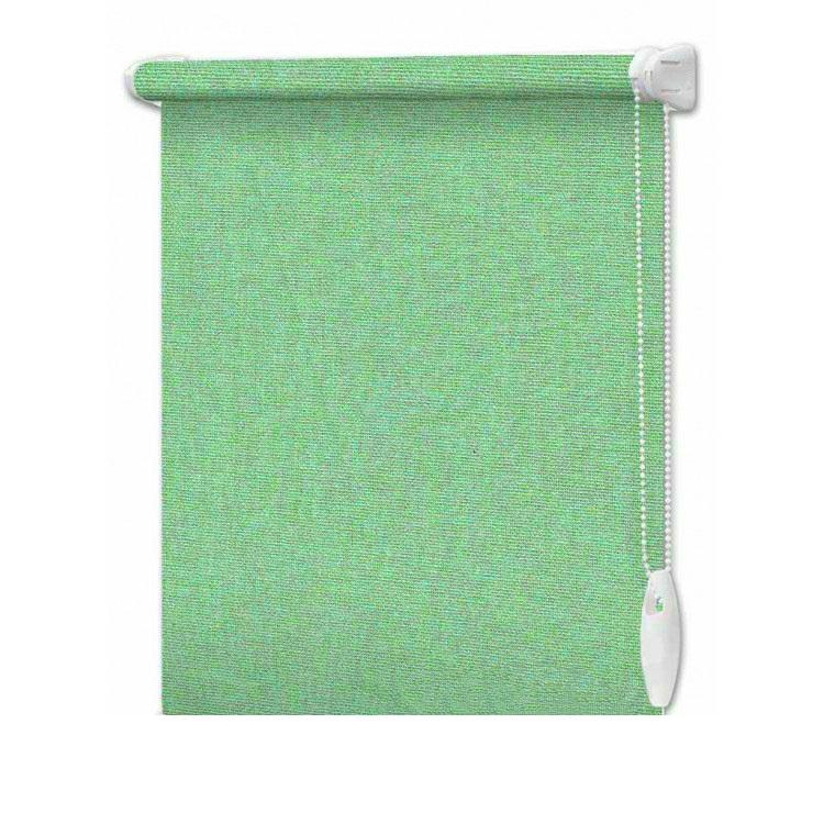 

Рулонная штора InterDiz Luminis Metallik 921 112,5х185 см открытого типа Блестящий Бирюзовый